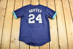 Vintage 2000s Ken Griffey Jr. Seattle Mariners MLB Majestic Baseball Jersey Youth Large