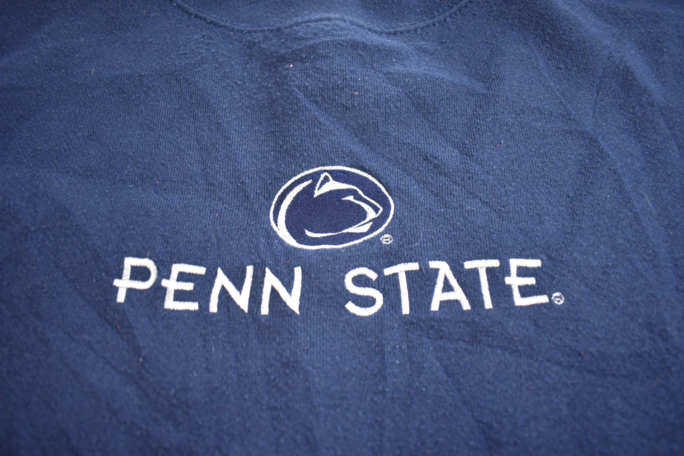 Vintage 1990s Penn State University Embroidered Crewneck Made In USA