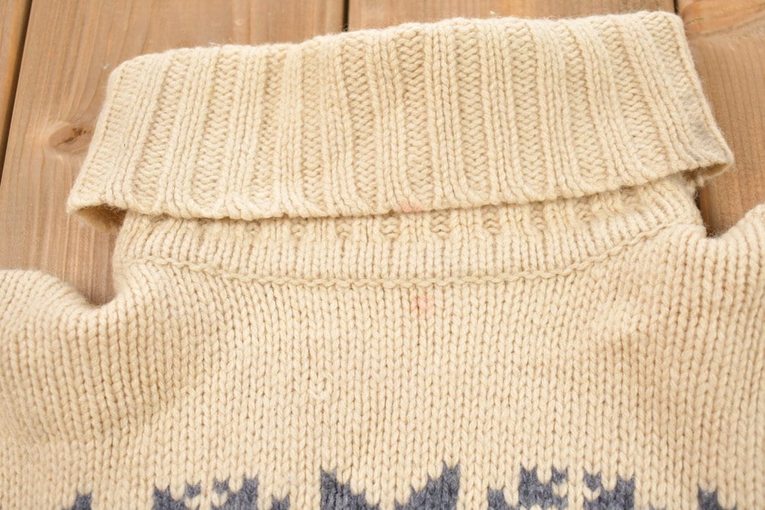 Vintage 1990s Gap Knitted Turtleneck Sweater