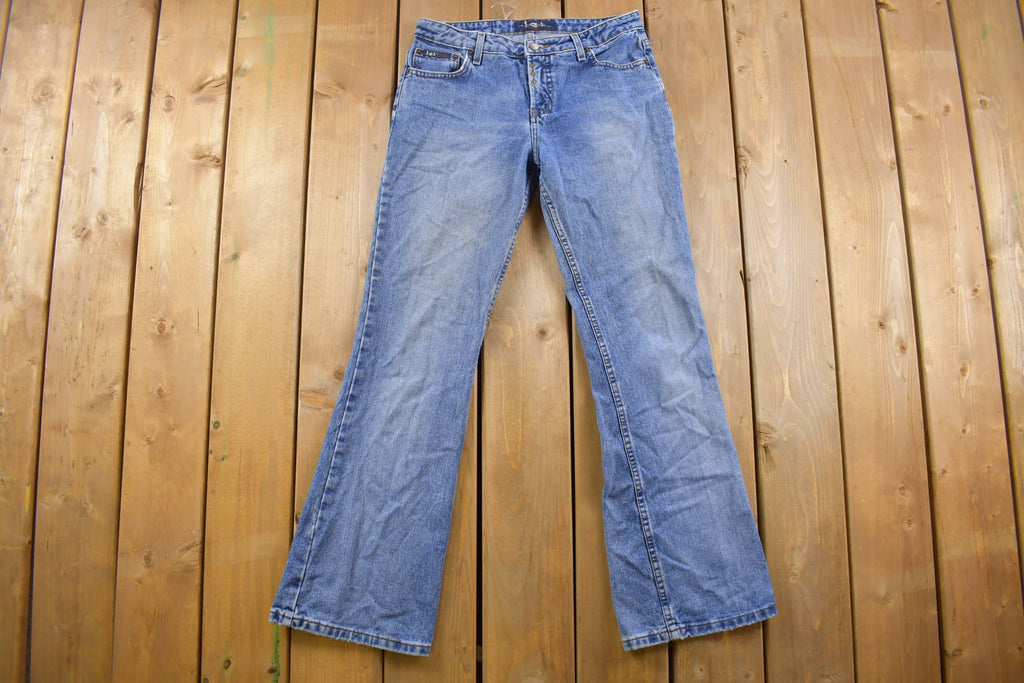 Vintage 1990s L.E.I Blue Denim Flared Jeans 30 x 30