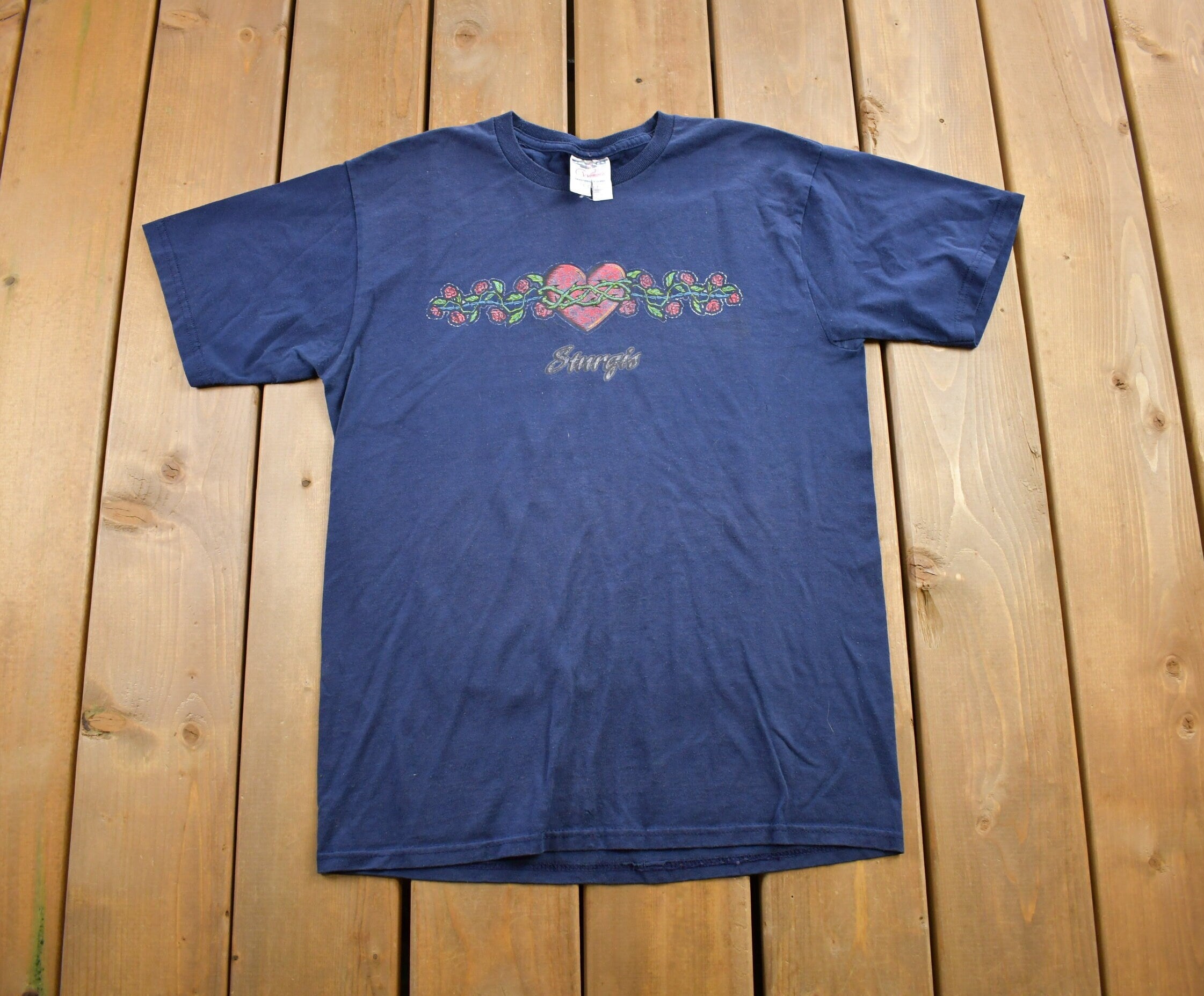 Vintage 1990s Sturgis Souvenir T Shirt Made In USA Size XL