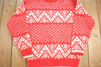 Vintage 1980s Marsh Landing Knit Crewneck Sweater