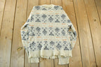 Vintage 1960s Pilgrim Sears Roebuck Wool Knit Zip Up Sweater