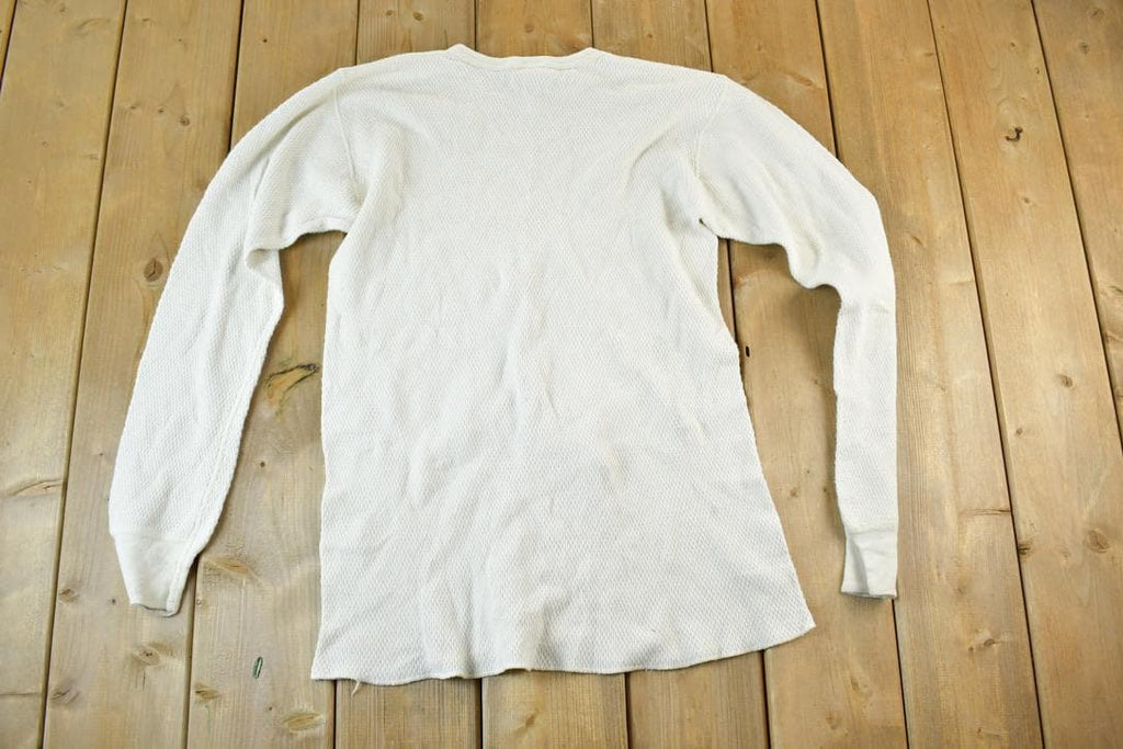 Vintage 1990s St Johns Bay Waffle Knit Crewneck Sweater Mens L