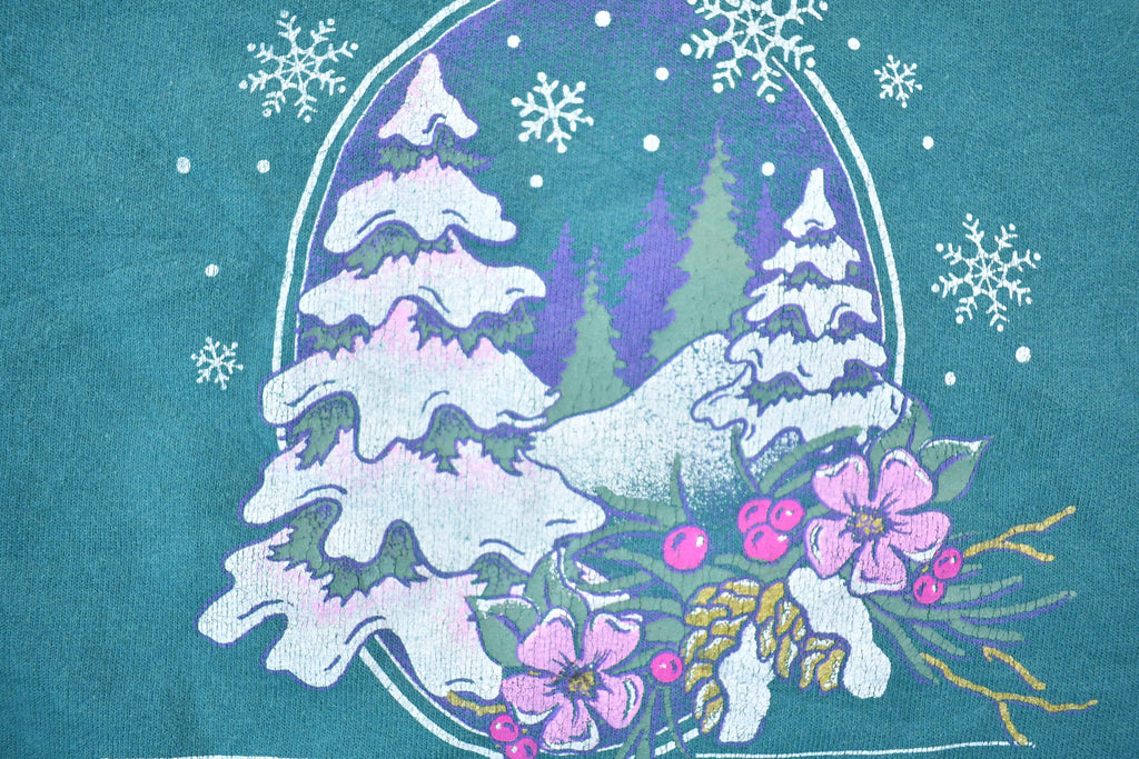 Vintage 1990s Minnesota Winter Wonderland Crewneck Sweatshirt / 90s Crewneck / Souvenir Sweater / Streetwear / Travel And Vacation