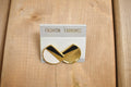 Vintage 1980s Black White & Gold Earrings