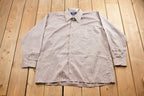 Vintage 1990s Alex Check Plaid Pattern Button Up Shirt