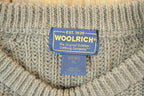 Vintage 1990s Woolrich Colour Block Horizontal Striped Knit Crewneck Sweater