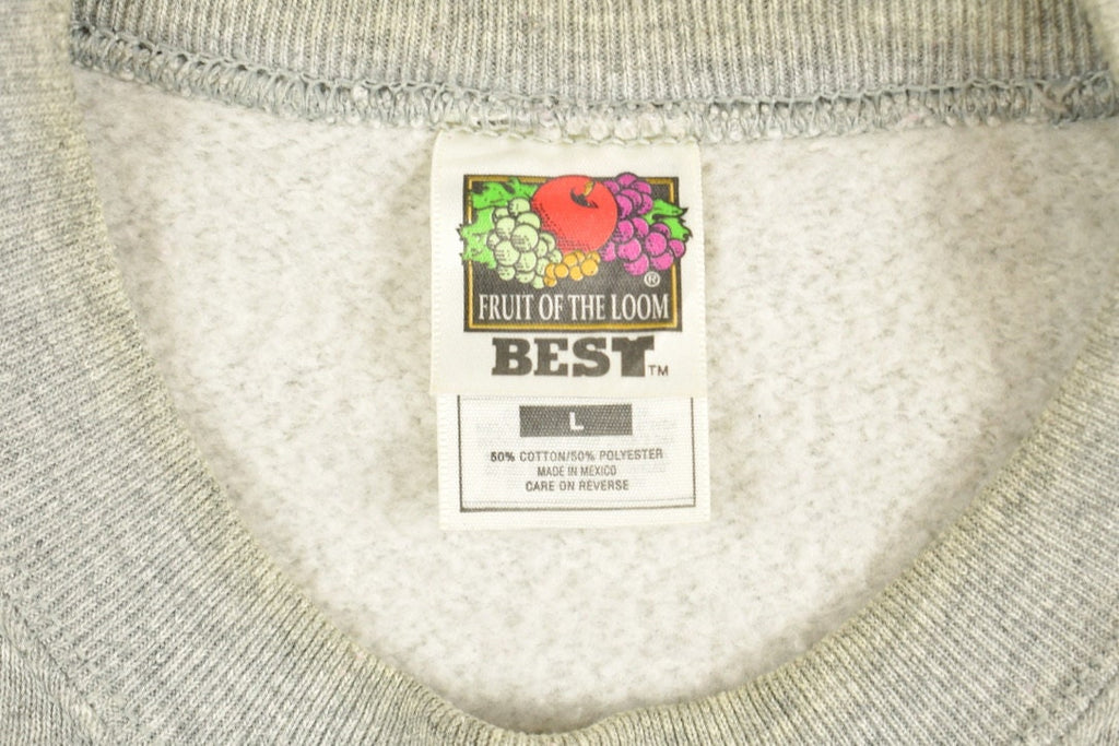 Vintage 1990s Country Cooking Theme Grey Crewneck Sweatshirt