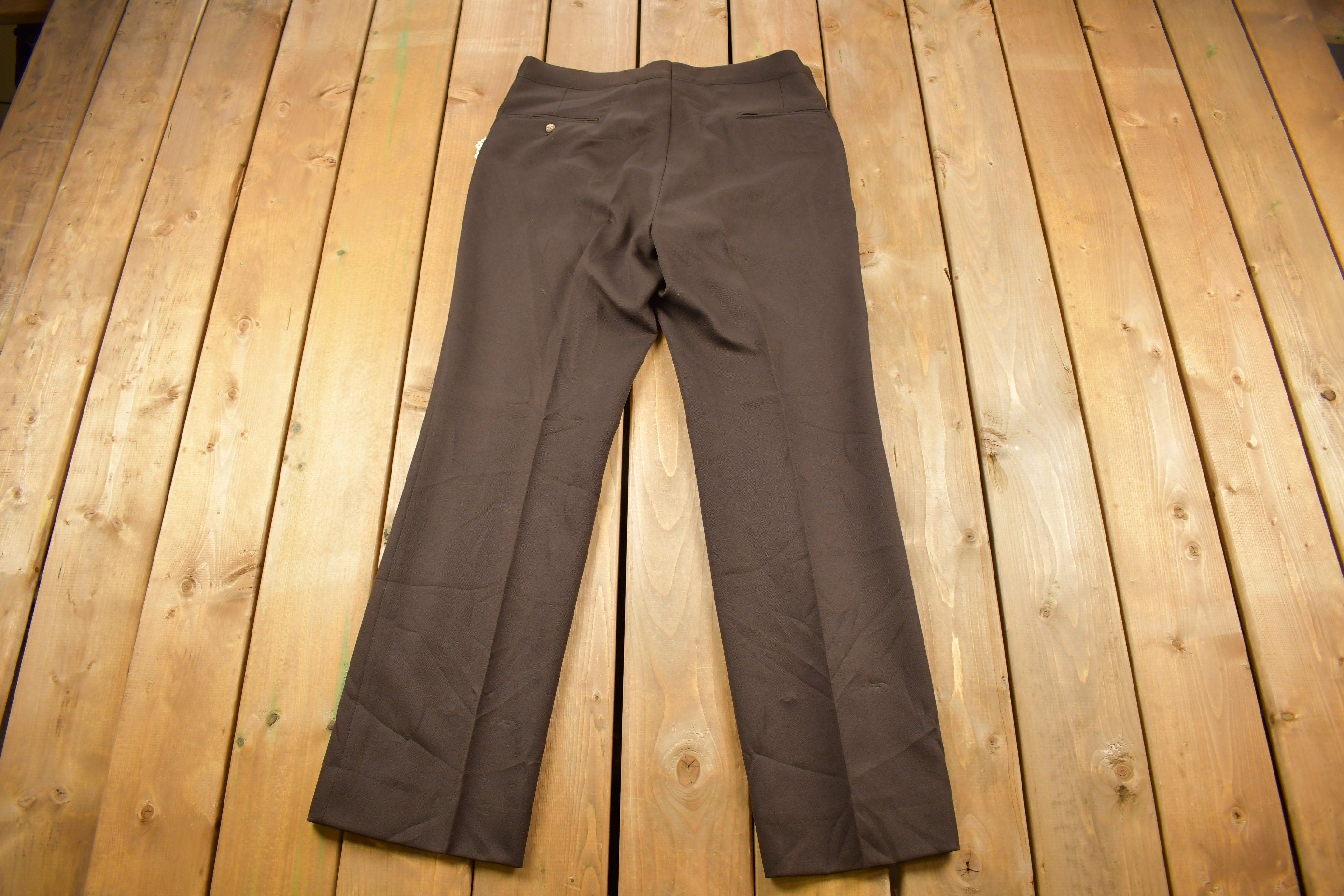 Vintage 1950s Sans A Belt Jaymar Slacks Size 36 x 31