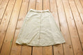 True Vintage 1980s Joyce Jaguar Green Striped Skirt Size 28 x 28