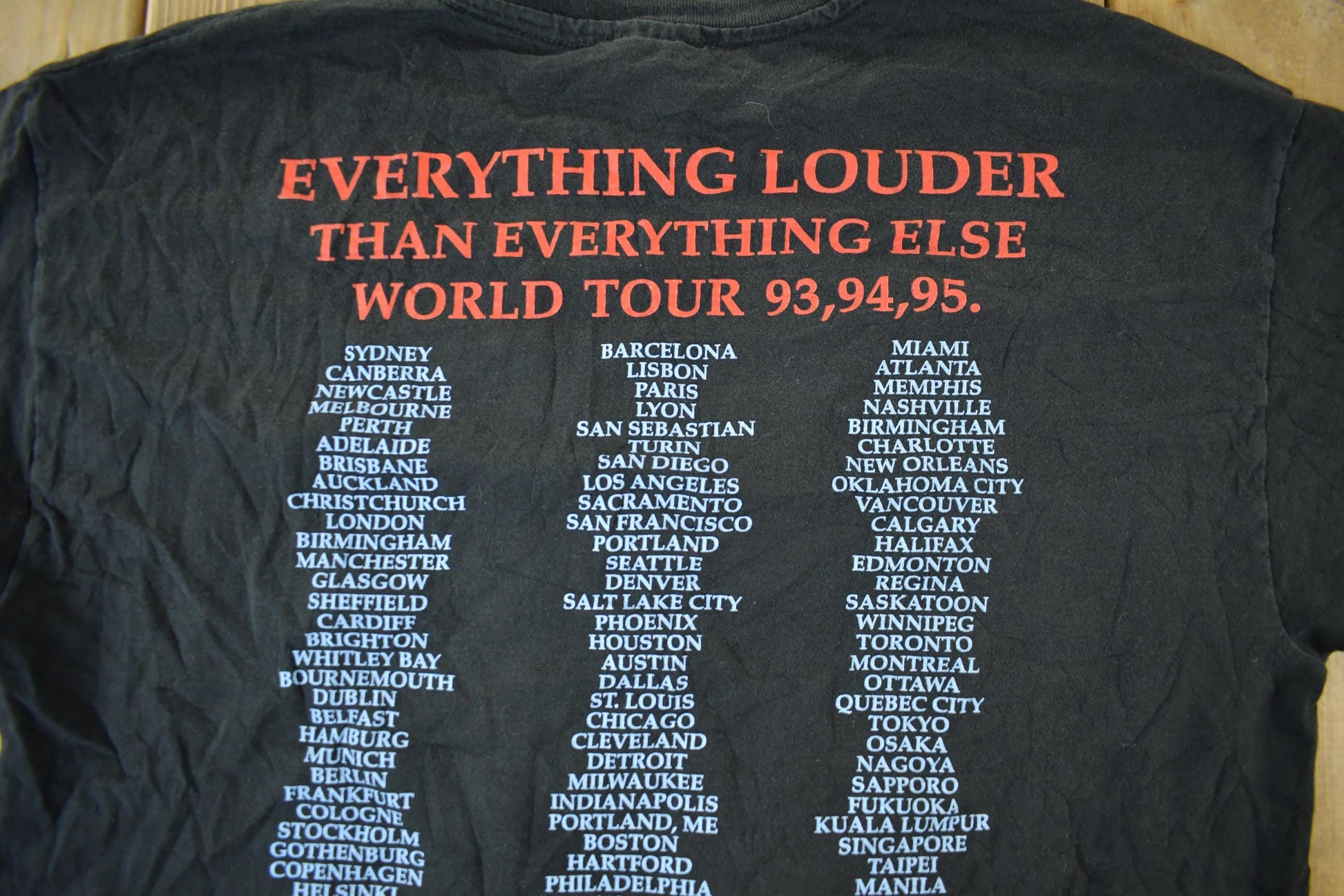 Vintage 1994 Meat Loaf Everything Loader Tour Band T-Shirt Men's XL