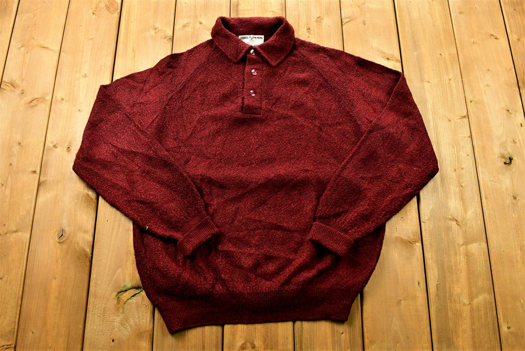 Vintage White Ram Wool Sweater