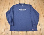 Vintage 1990s Macalester College Jansport Embroidered Long T-Shirt Made In USA