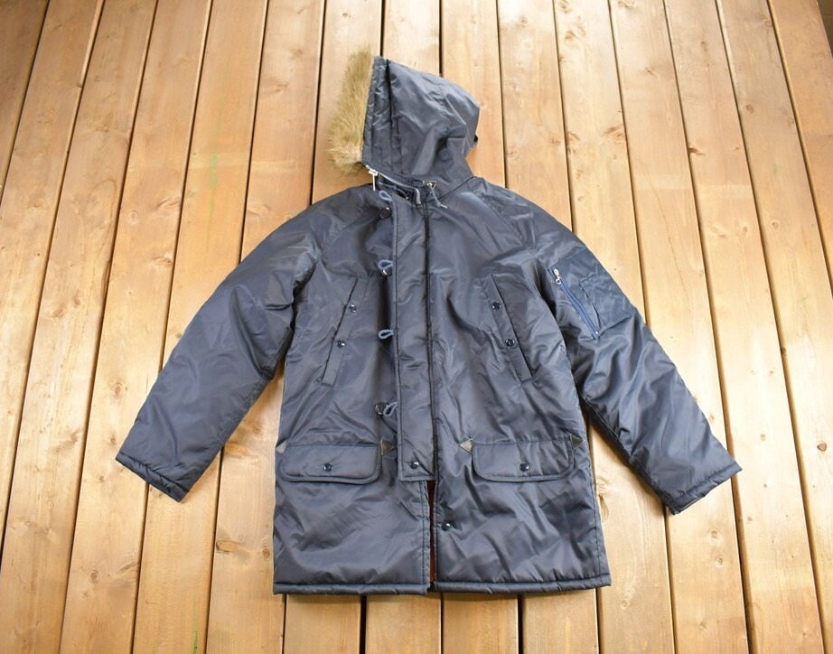 Vintage 1990s Windbreaker Puffer Jacket