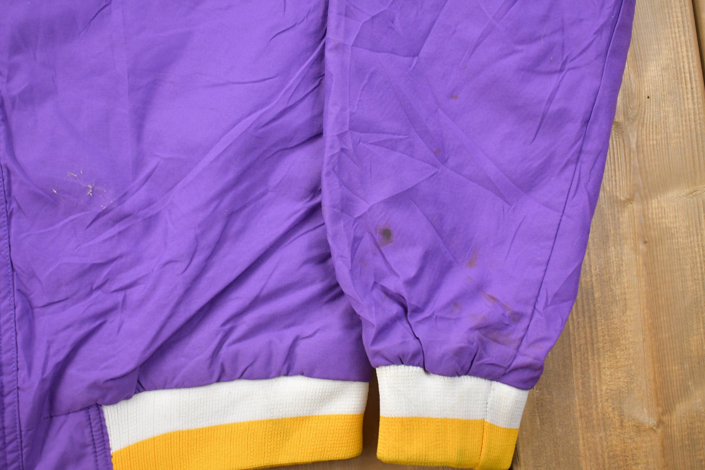 Vintage 1990s Champion Los Angeles Lakers NBA Bomber Jacket