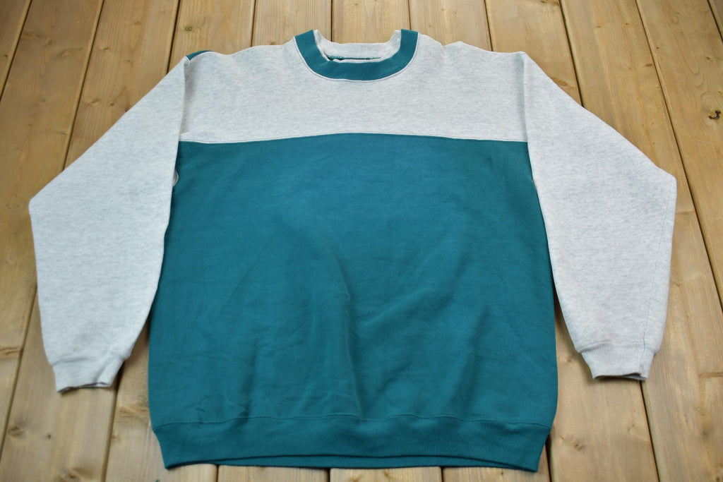 Vintage 1990s Hanes Two toned Blank Crewneck Sweatshirt