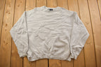 Vintage 1990s Blank Grey Starter Crewneck Sweatshirt /