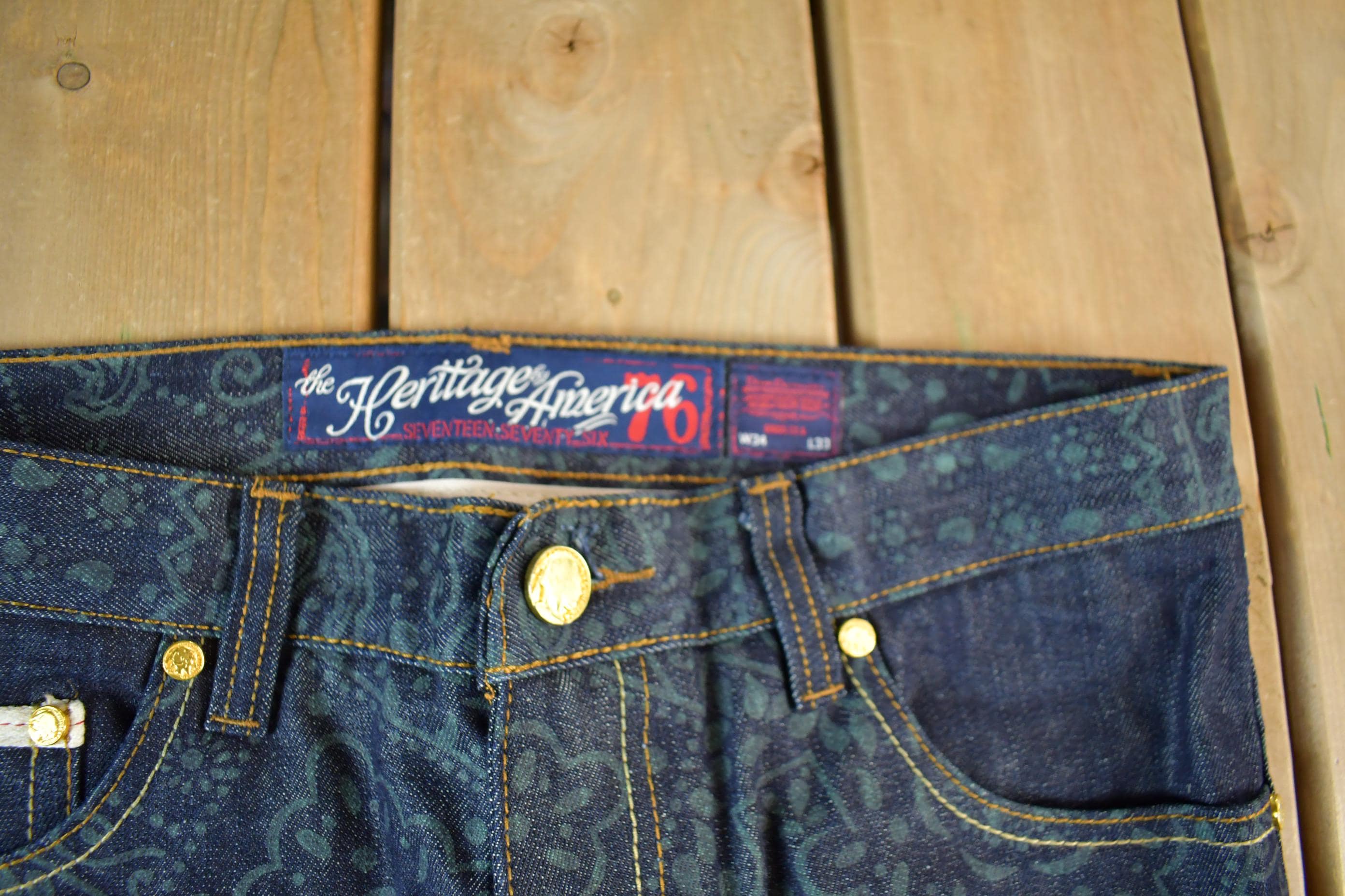 Vintage 2000s Heritage By America Jeans Size 34 x 33