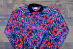 Vintage 1990s Lauren Lee All Over Print Button Up Windbreaker