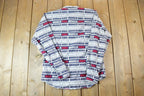 Vintage 1990s Wrangler All Over Print Button Up Wetern Shirt