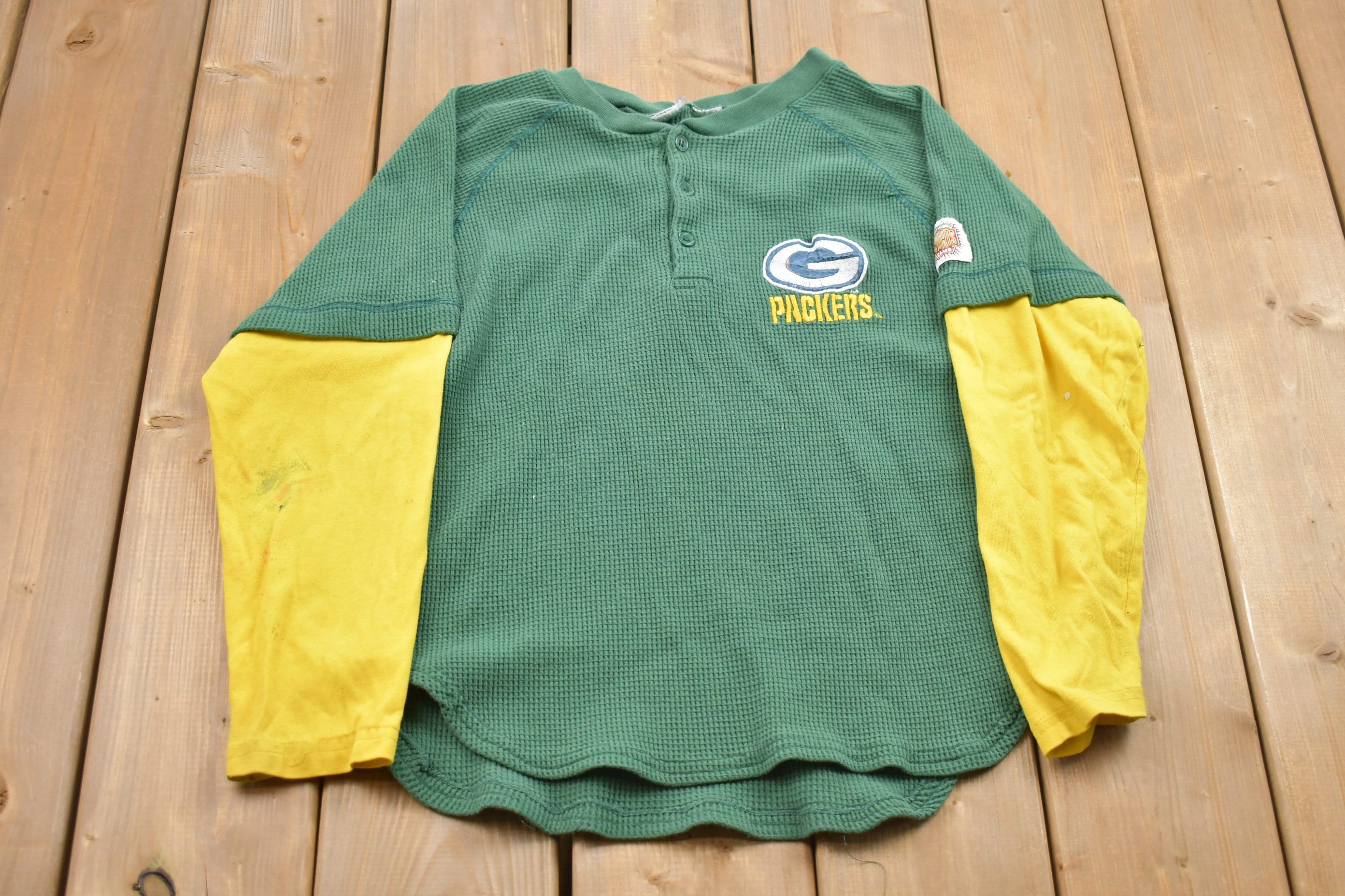 Vintage 1990s Green Bay Packers Thermal