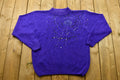 Vintage Santoria Mock Neck Knitted Sweater