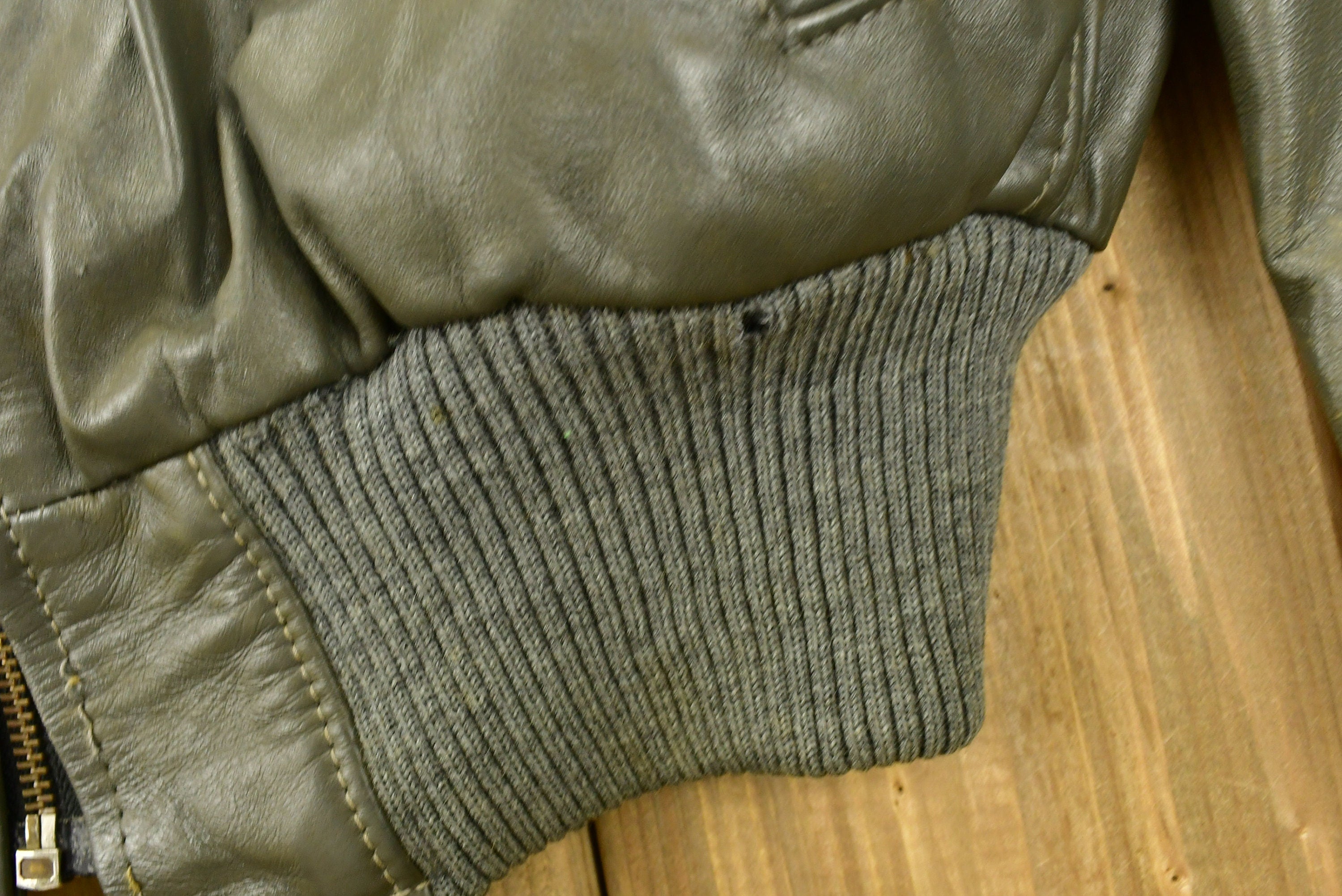 Vintage 1980s Oleg Cassini Leather Biker Jacket