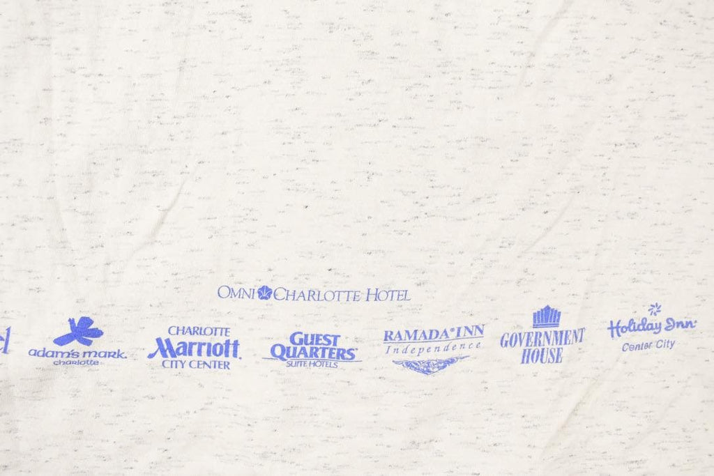 Vintage 1992 Swimming Championship Charlotte Souvenir Travel T-Shirt Men's XL