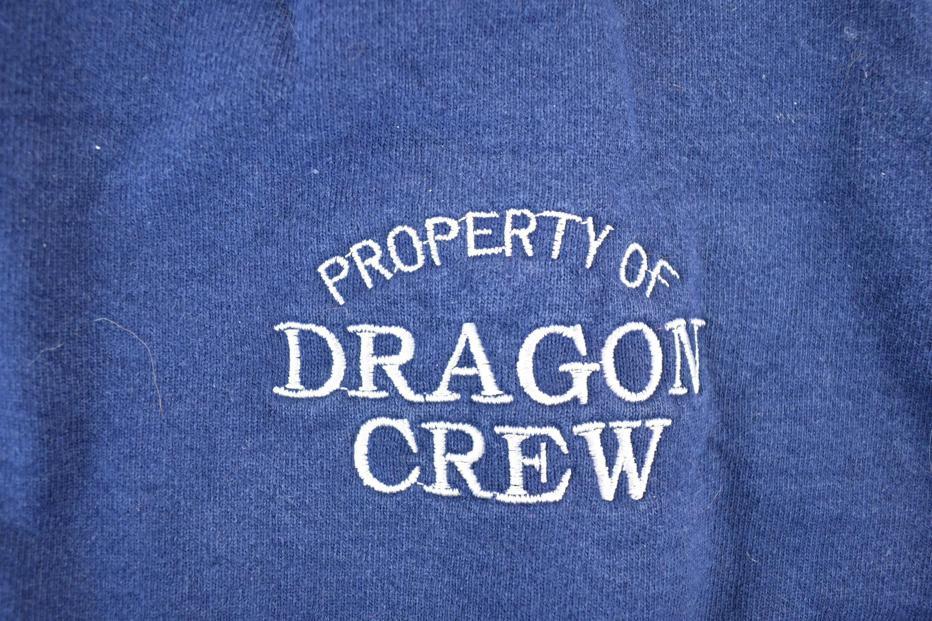Vintage 1990s Dragon Crew Heavyweight Souvenir Crewneck Sweatshirt