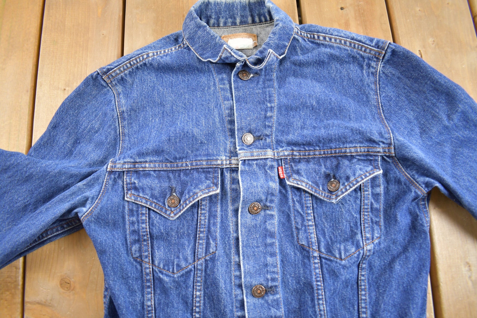 Vintage 1970s Levi's Jean Jacket Size 36  Vintage Denim  True Vintage  Levi's denim  Union Made In Canada