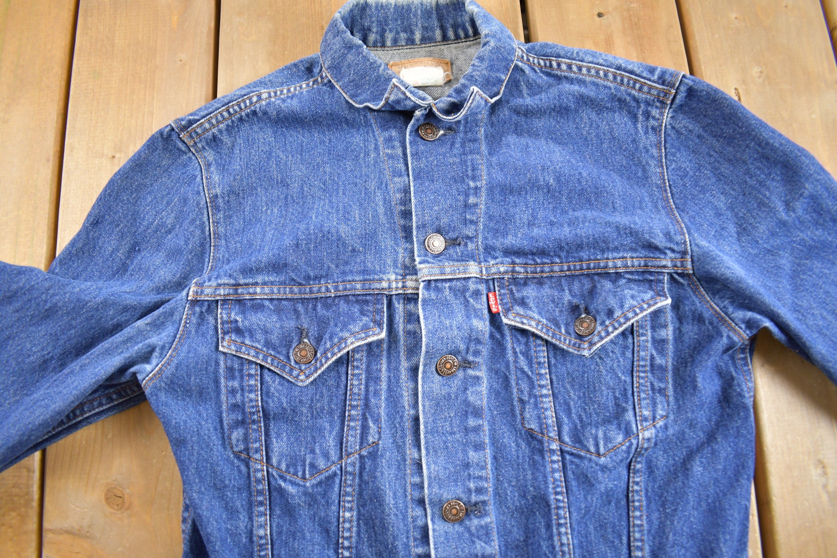 Vintage 1970s Levi's Jean Jacket Size 36  Vintage Denim  True Vintage  Levi's denim  Union Made In Canada