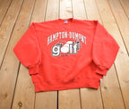 Vintage 1990s Hampton- Dumot Golf Russell Athletic Souvenir Crewneck Sweatshirt Made In USA