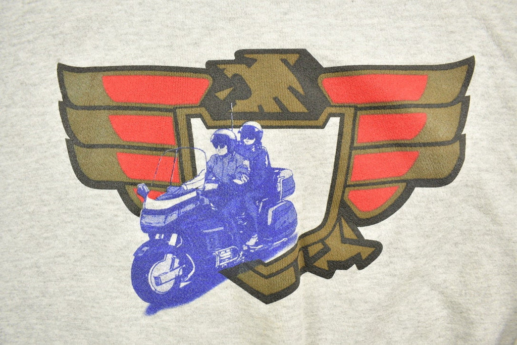 Vintage 1990s Discus Athletic Motorcycle Graphic Crewneck