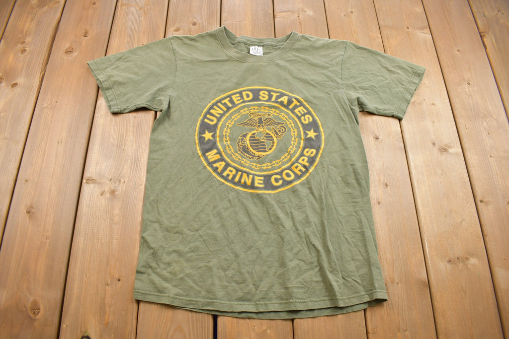 Vintage 1990s USMC Graphic T Shirt