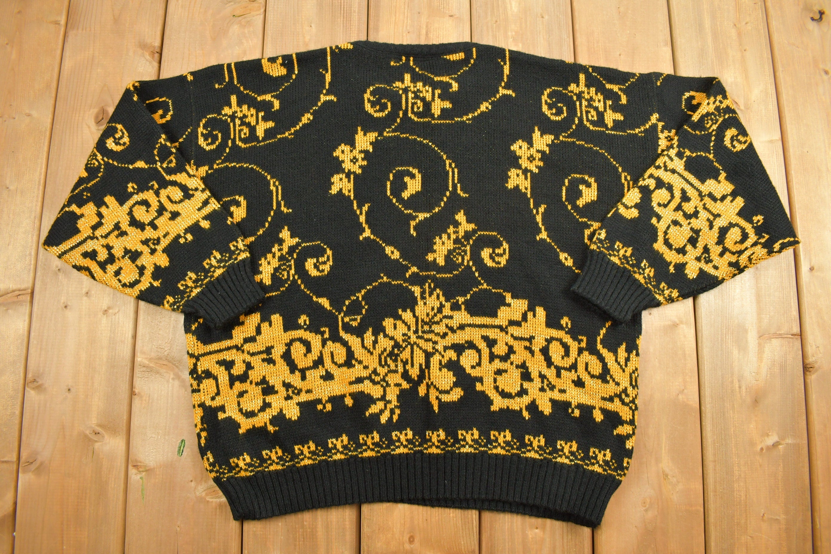 Vintage 1990s GFC Knit Crewneck Sweater