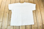 Vintage 1990s Let It Bee Flower 7 Bees Single Stitch Graphic T-Shirt