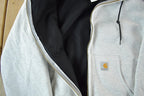 Vintage 1990s Carhartt Zip Up Thermal Hoodie