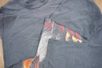 Vintage 1990s American Bald Eagle Graphic Freedom Cycle INC T Shirt
