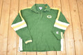 Vintage 1990s Green Bay Packers Starter Pro Line Quarter Button NFL Crewneck Sweatshirt Mens XL