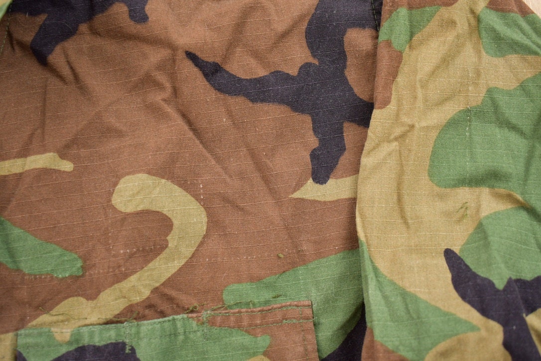 Vintage Military Button Up Shirt