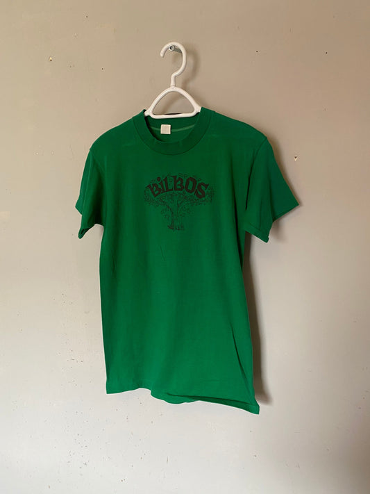 Beer Pub Shirt / Bilbo's Ireland / Irish Big Promo Graphic Print Tee Shirt / 80s / 90s / Made In USA