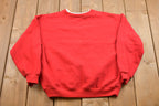 Vintage 1990 Bold Spirit Floral Embroidered Crewneck Sweatshirt
