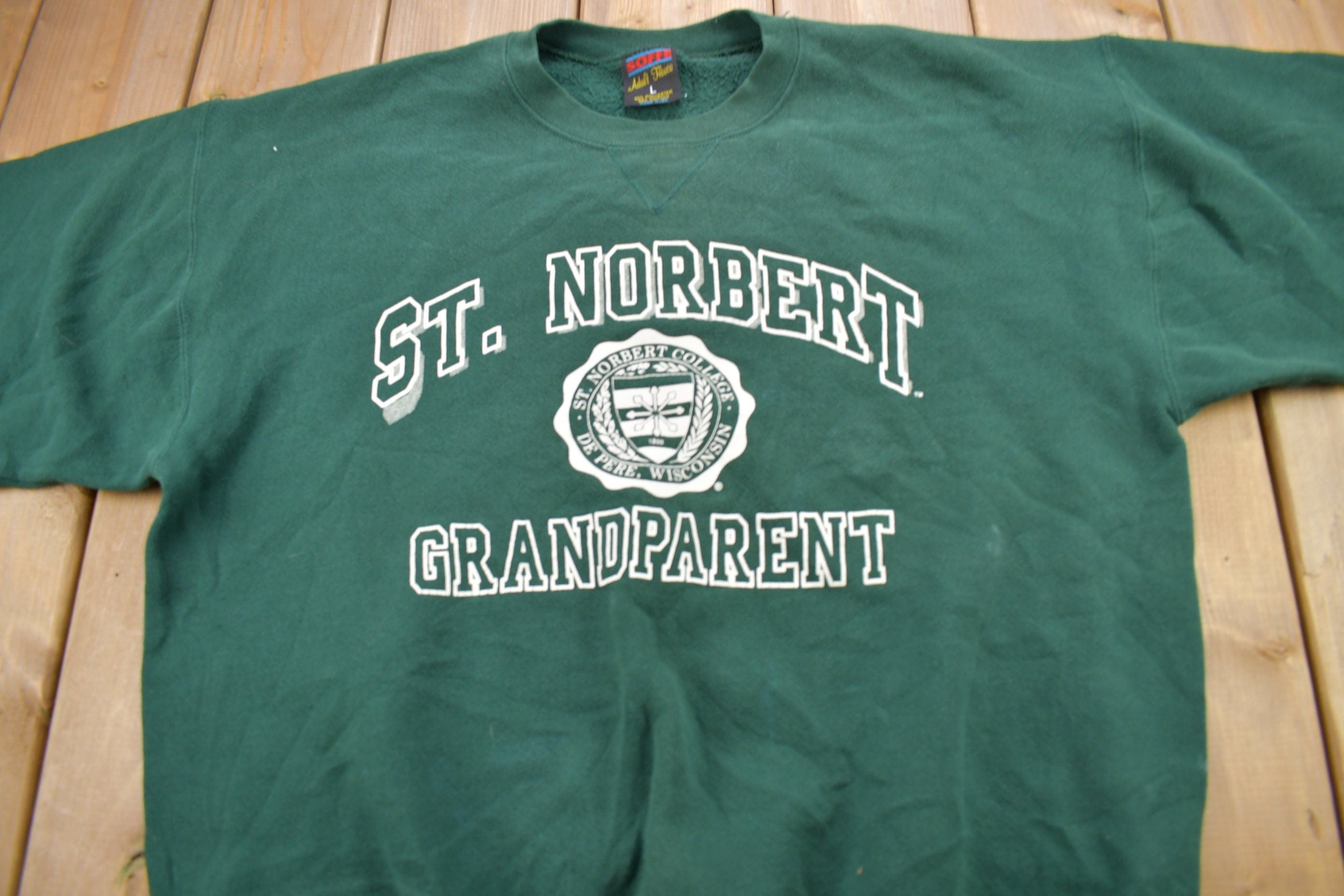 Vintage 1990s St Norbert College Grandparent Collegiate Crewneck