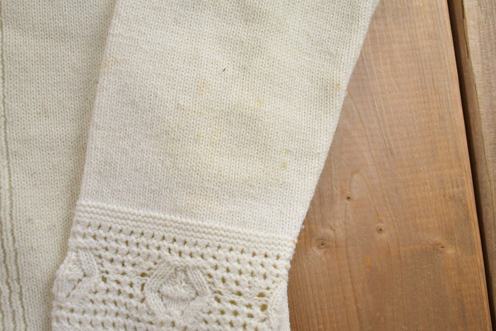 Vintage 1980s Knitted Cardigan Sweater