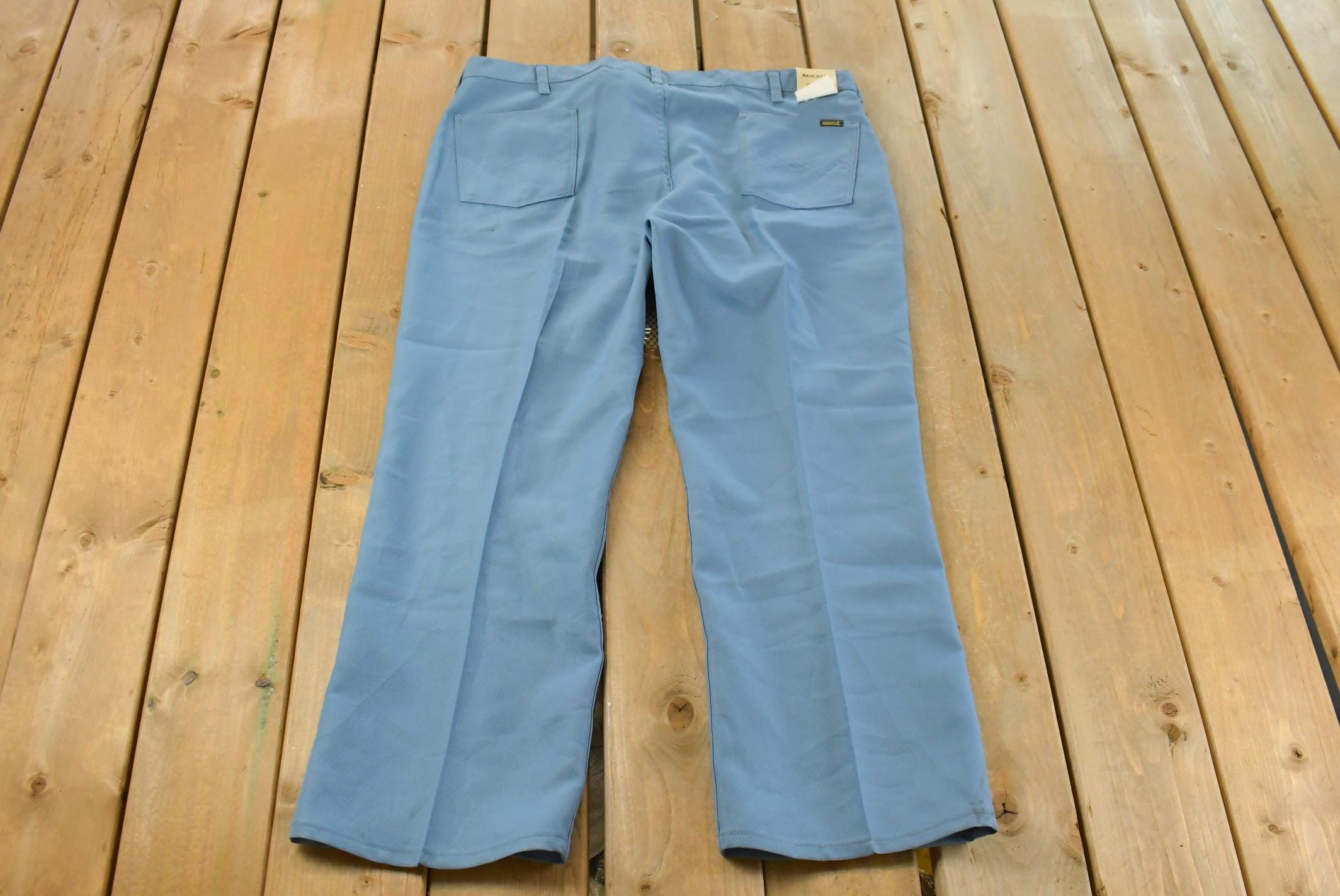 Vintage 1980s Maverick Pleated Trousers Men's 40x28, Made in USA