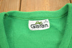 Vintage 1980s Garan Knitted V-Neck Sweater