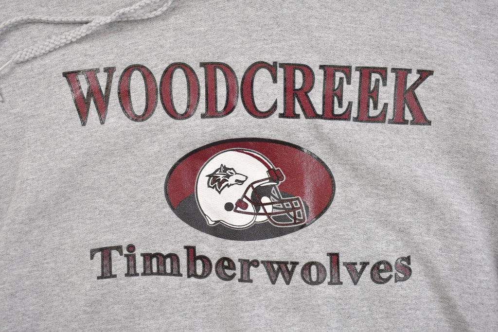 Vintage 1990s Timberwolves Hoodie Sweatshirt  90s Hoodie  Essential  Streetwear  90s  Football