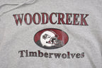 Vintage 1990s Timberwolves Hoodie Sweatshirt  90s Hoodie  Essential  Streetwear  90s  Football