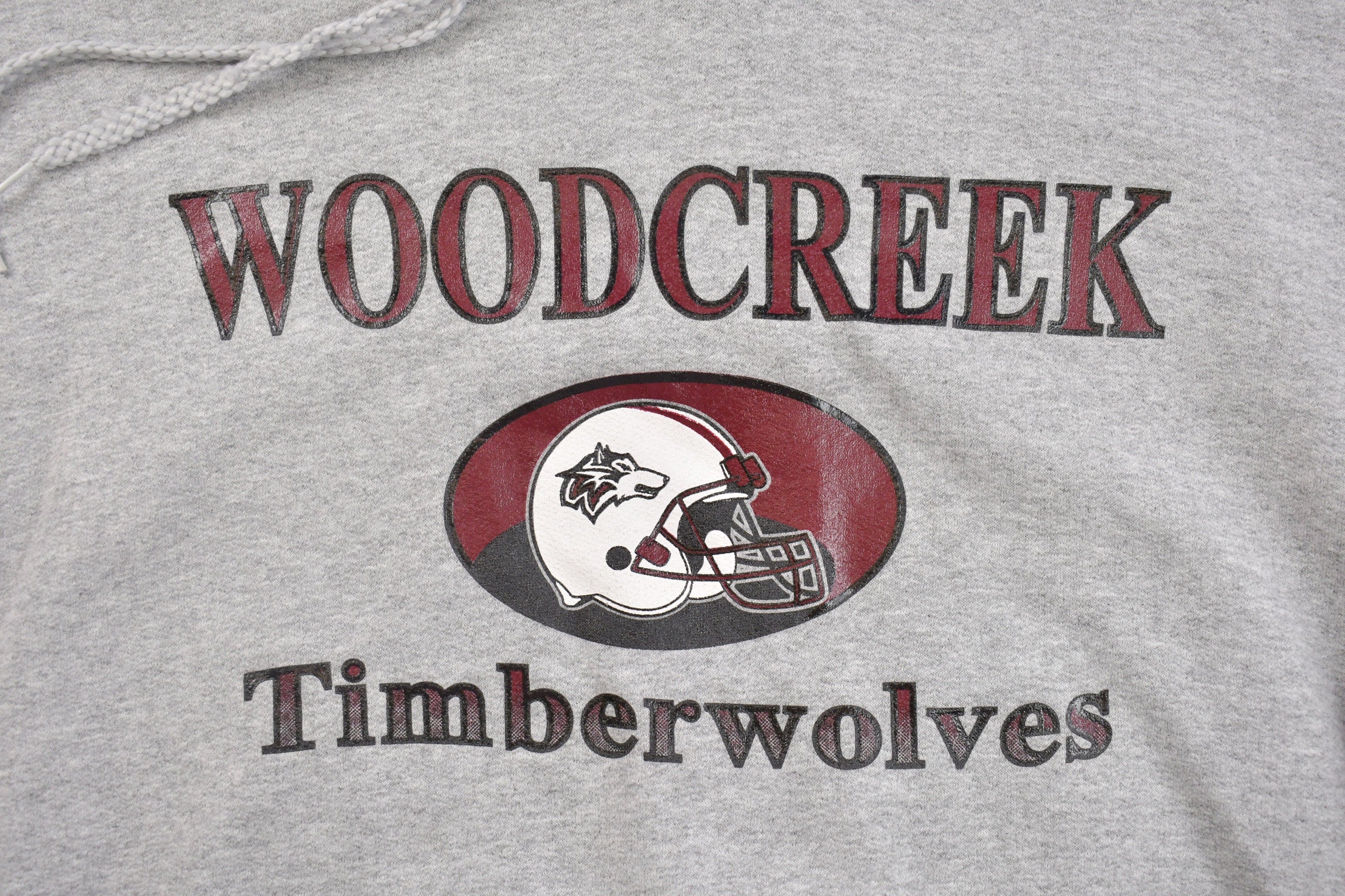 Vintage 1990s Timberwolves Hoodie Sweatshirt  90s Hoodie  Essential  Streetwear  90s  Football